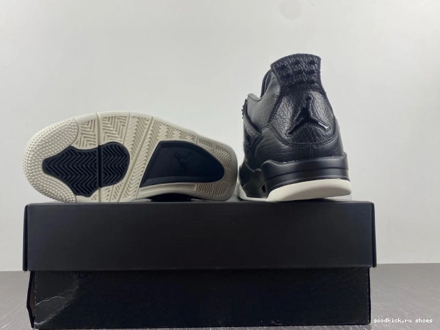 Cheap Jordan 819139-010 Black Hair Retro 4 Pony 0810